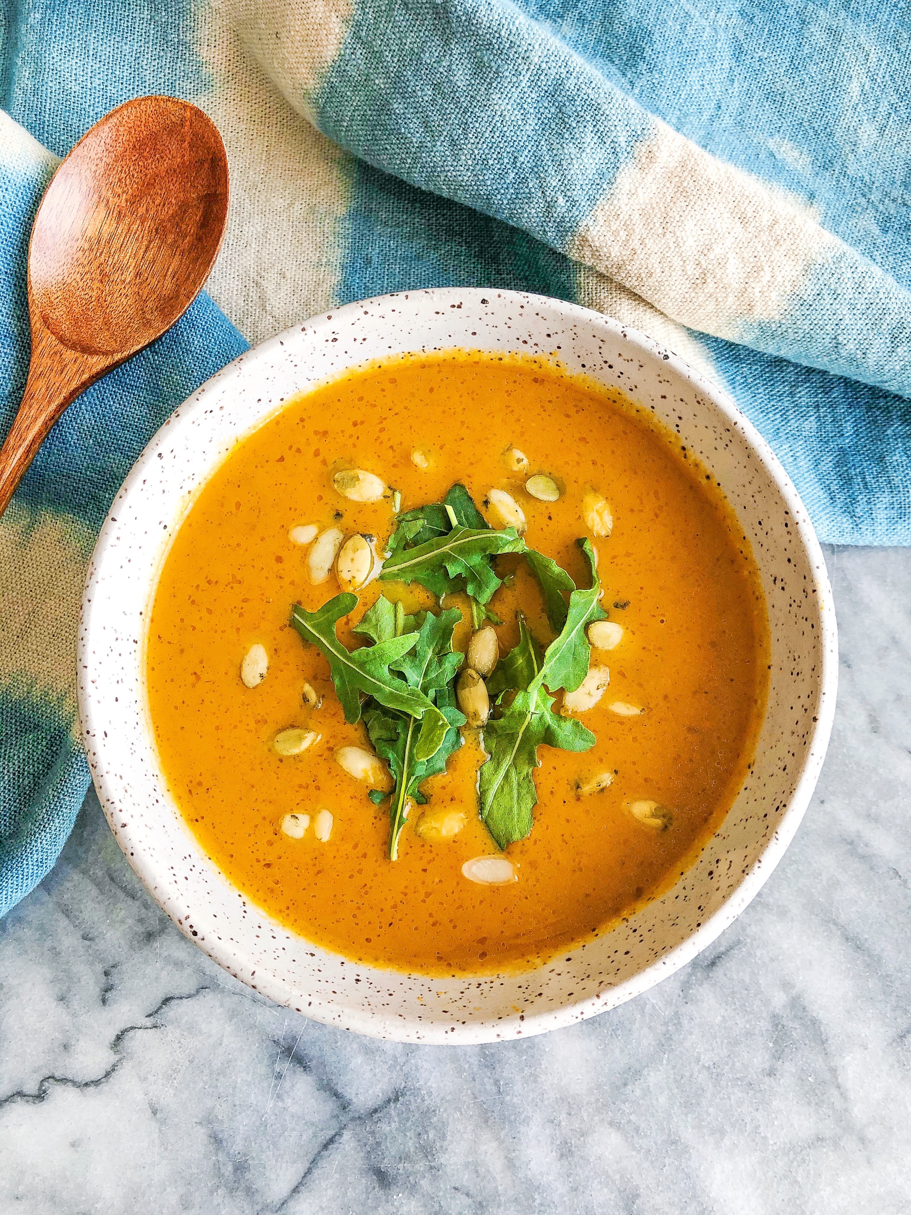 Thai Curry Pumpkin Soup